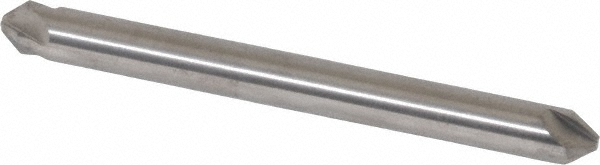 Hertel Countersink: 3/16" Head Dia, 82.00 deg Included Angle, 4 Flute, Solid Carbide, Right Hand Cut - 334-202060