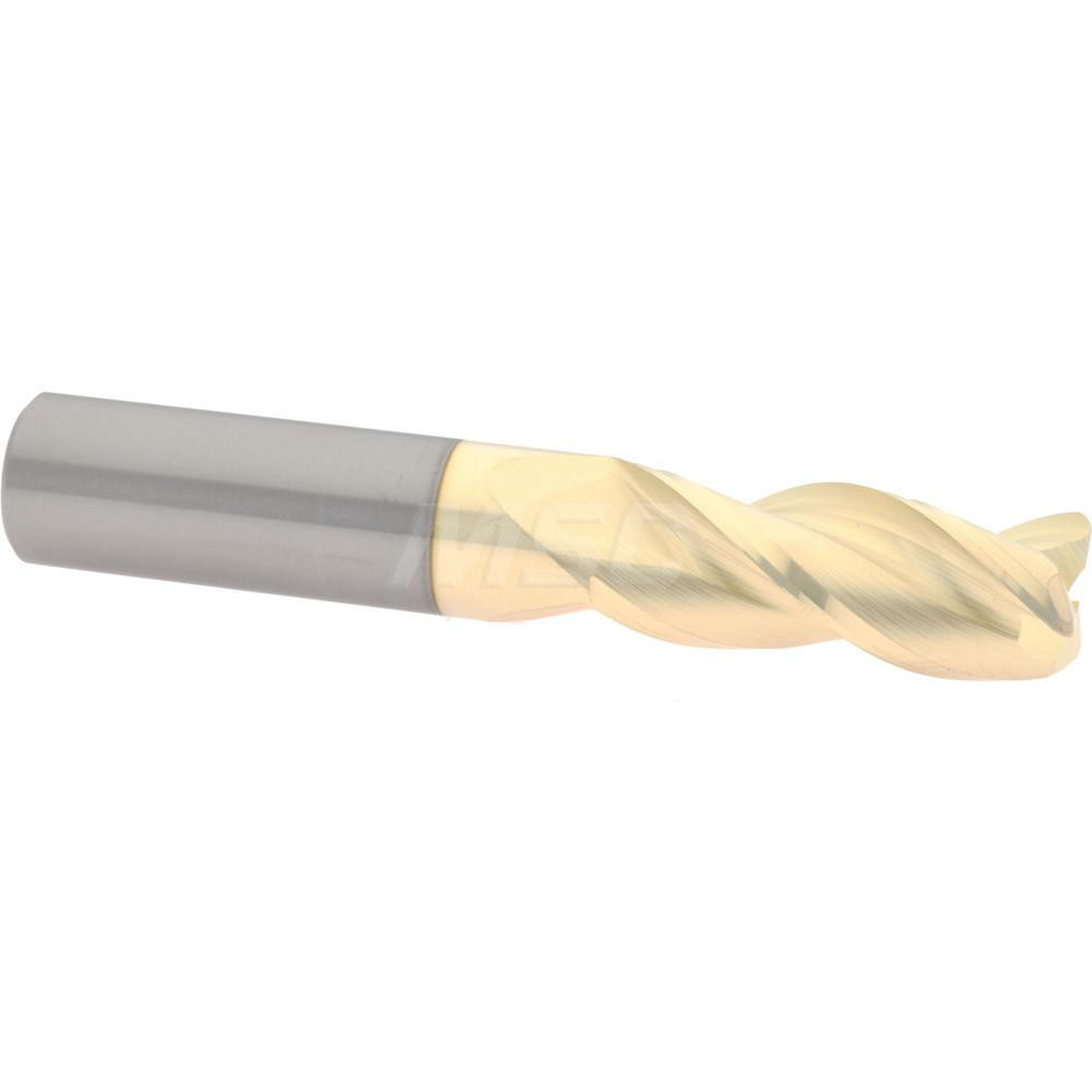 Accupro Chamfer Mill: 1/4" Dia, 1/4" Shank Dia, 90 deg, 4 Flute, Solid Carbide, Double End - 2500001