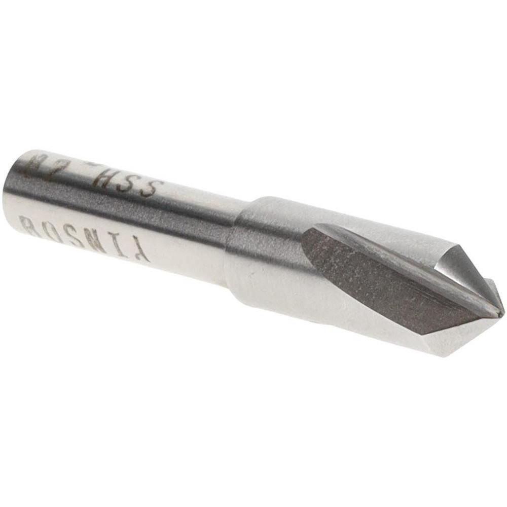 Value Collection Countersink: 5/16" Head Dia, 82.00 deg Included Angle, 3 Flute, High-Speed Steel, Right Hand Cut - SC4082020