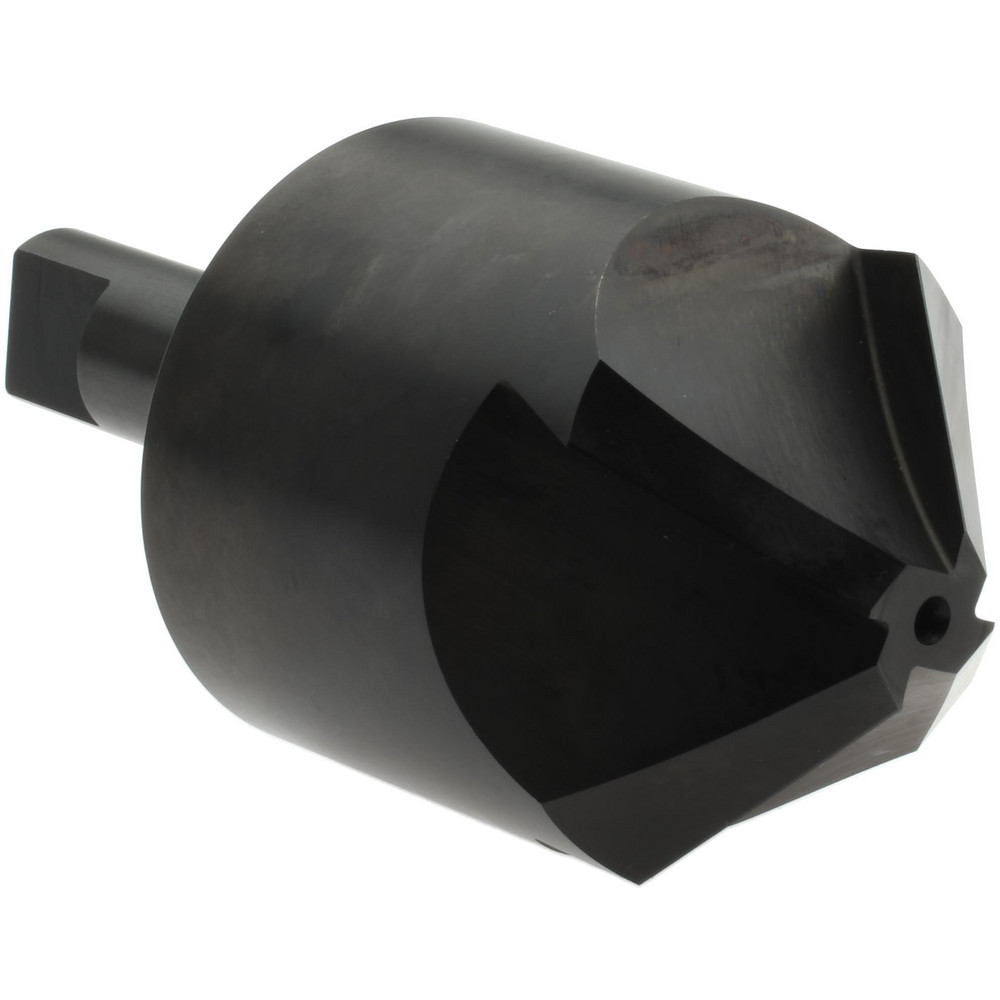 Hertel Countersink: 2-1/2" Head Dia, 100.00 deg Included Angle, 4 Flute, High-Speed Steel - 10897