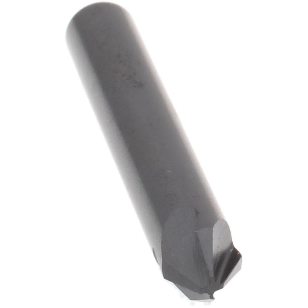 Hertel Countersink: 3/16" Head Dia, 60.00 deg Included Angle, 4 Flute, High-Speed Steel - GX89330930