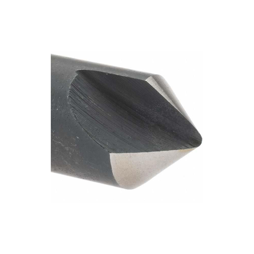Value Collection Countersink: 1/2" Head Dia, 82.00 deg Included Angle, 1 Flute, High-Speed Steel, Right Hand Cut - 28604
