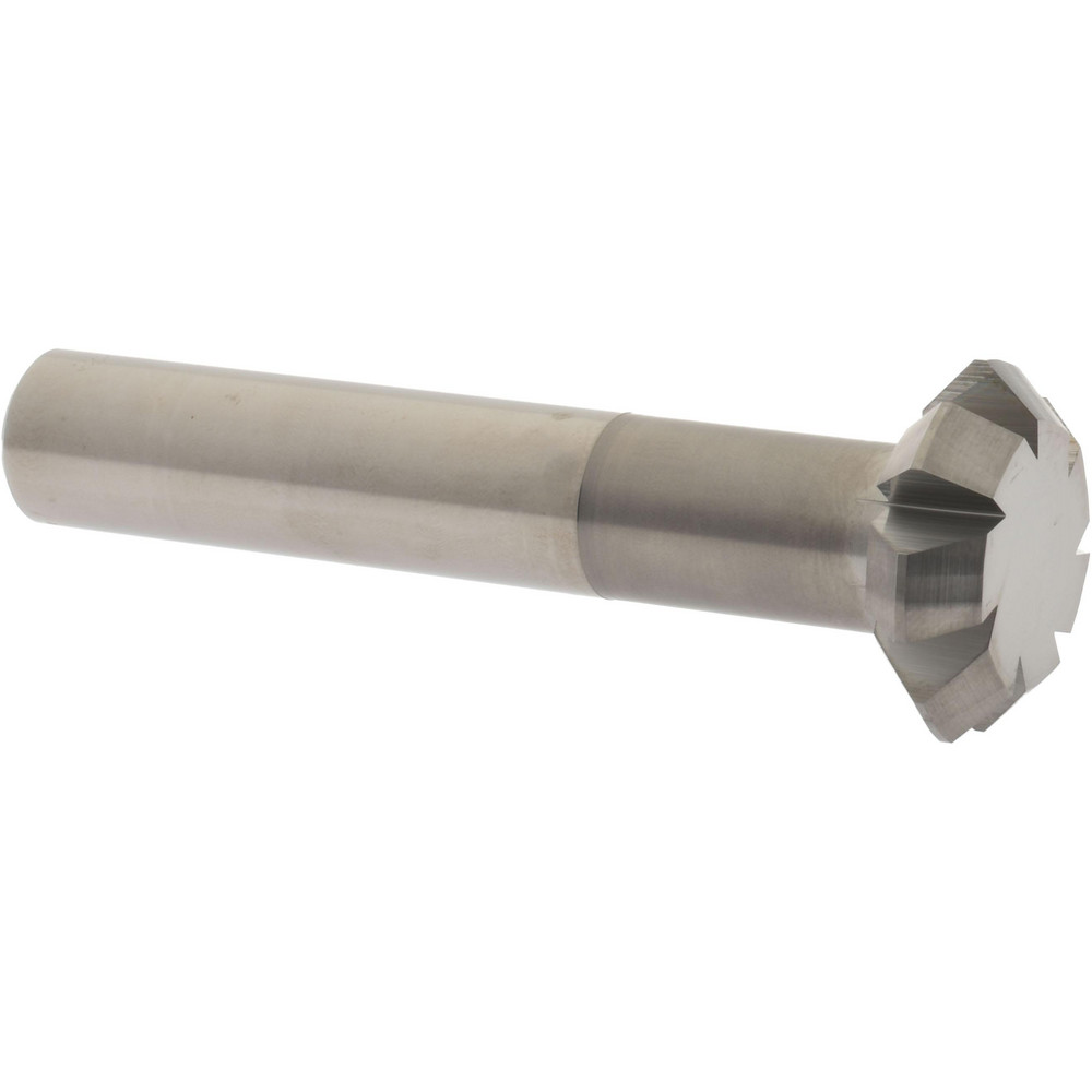 Harvey Tool Back Chamfer: 0.08" Dia, 90 °, 0.008" Chamfer, 5 Flutes, Solid Carbide, Burr End - 846380