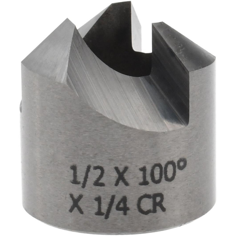 Made in USA 1/2" Cutter Head Dia, 1/4" Pilot Hole Dia, Solid Carbide Reverse Countersink - 181-5L