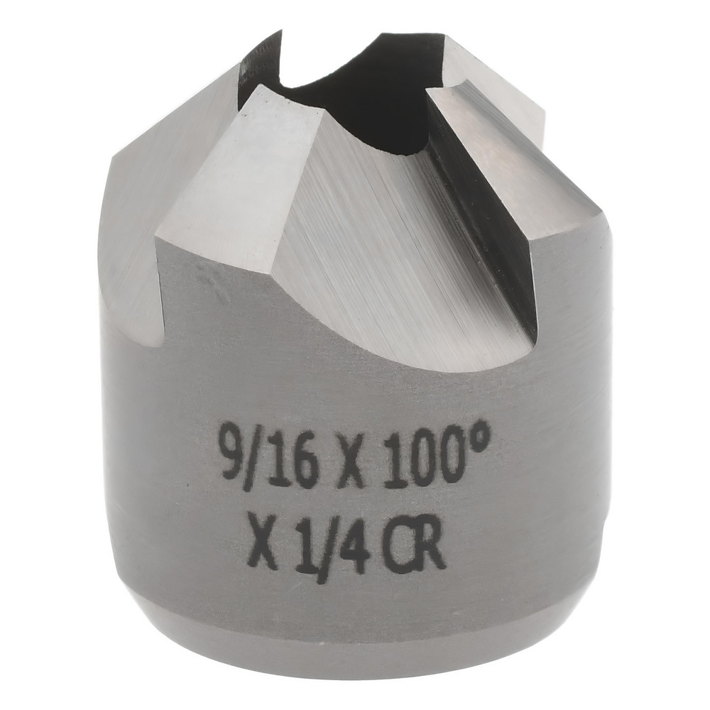 Made in USA 1/2" Cutter Head Dia, 1/4" Pilot Hole Dia, Solid Carbide Reverse Countersink - 181-5L