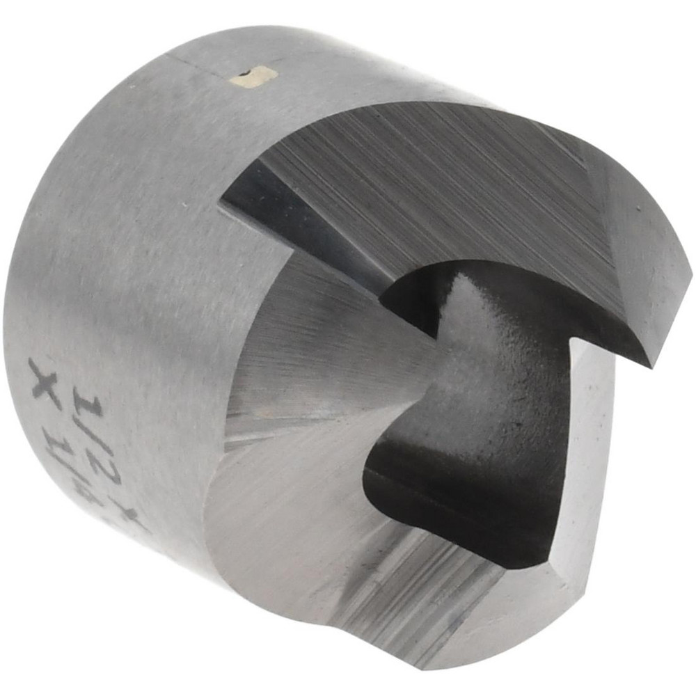 Made in USA 1/2" Cutter Head Dia, 1/4" Pilot Hole Dia, Solid Carbide Reverse Countersink - 181-5L