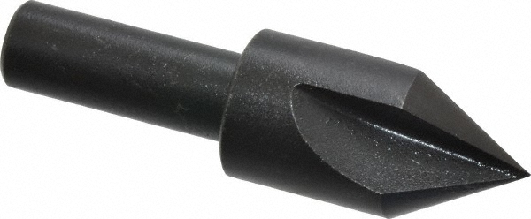 M.A. Ford® Countersink: 5/8" Head Dia, 60.00 deg Included Angle, 3 Flute, High-Speed Steel, Right Hand Cut - 92062501