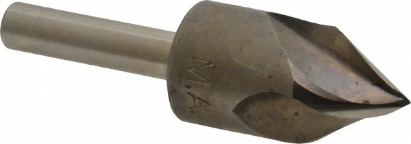M.A. Ford® Countersink: 5/8" Head Dia, 60.00 deg Included Angle, 3 Flute, High-Speed Steel, Right Hand Cut - 92062501