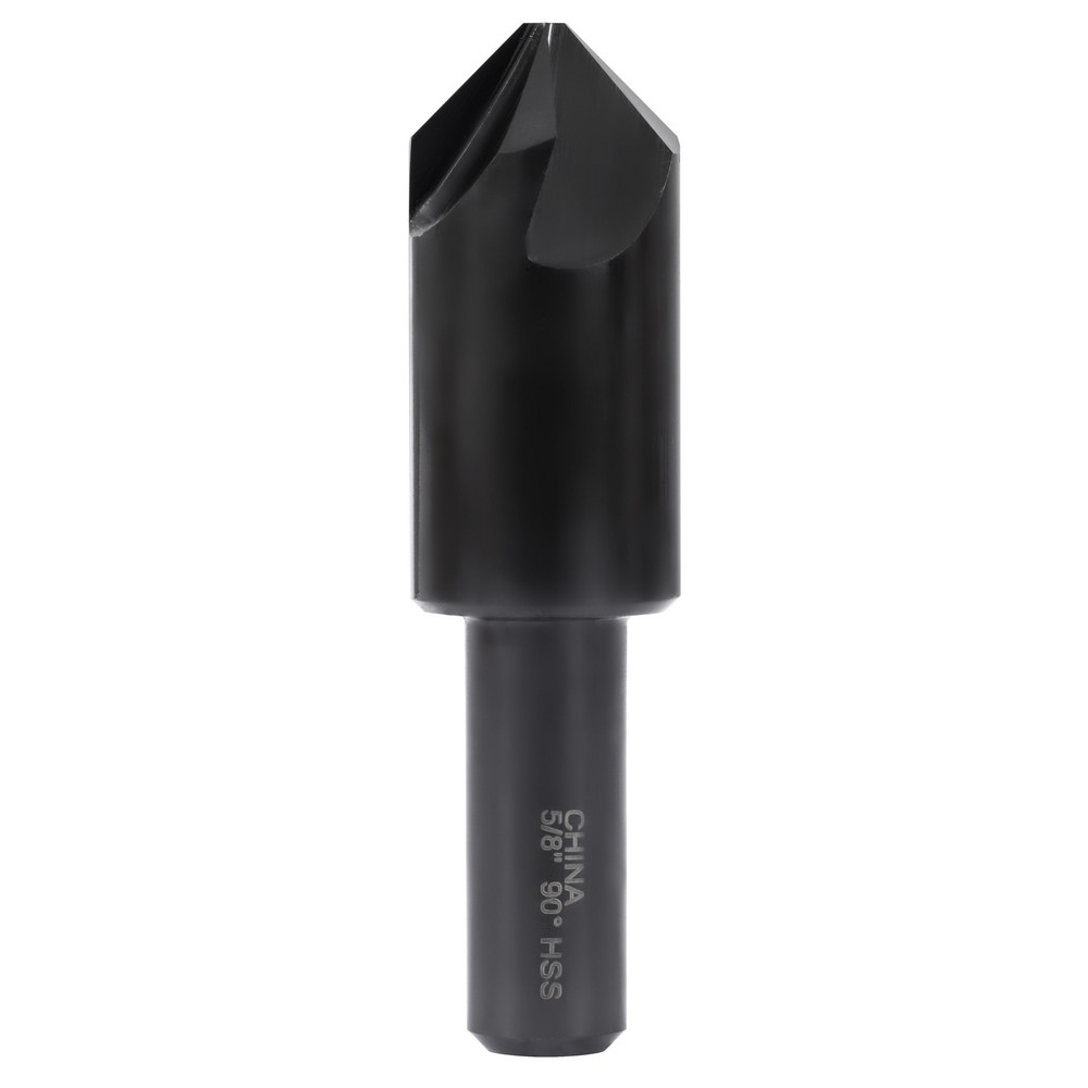Hertel Countersink: 5/8" Head Dia, 90.00 deg Included Angle, 4 Flute, High-Speed Steel, Right Hand Cut - GX89330179