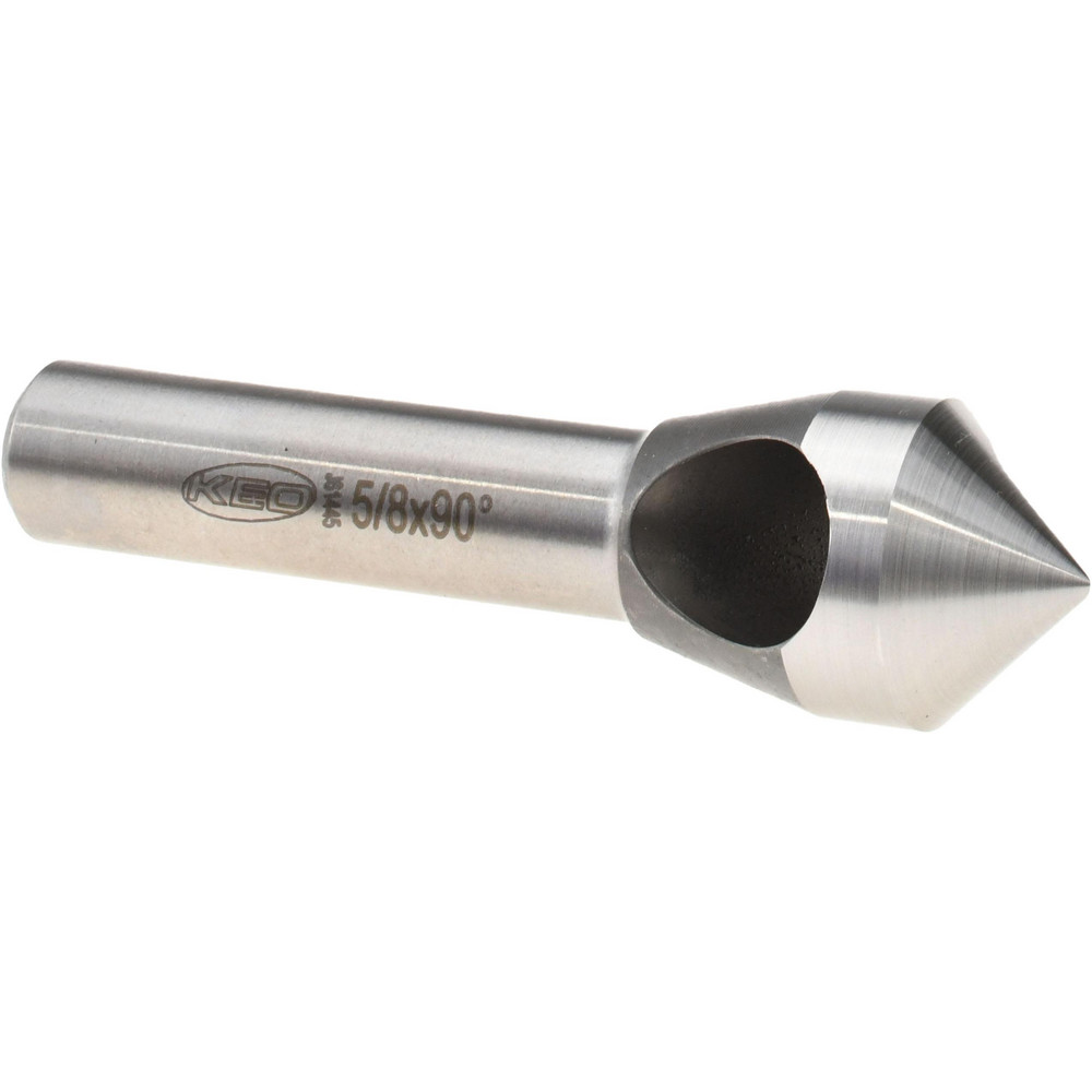 Hertel Countersink: 5/8" Head Dia, 90.00 deg Included Angle, 4 Flute, High-Speed Steel, Right Hand Cut - GX89330179