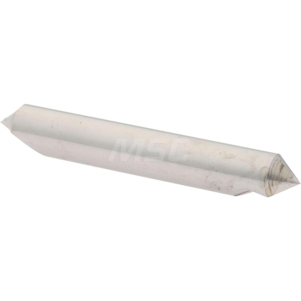 Hertel Countersink: 3/8" Head Dia, 90.00 deg Included Angle, 1 Flute, Solid Carbide, Right Hand Cut - 331-205070