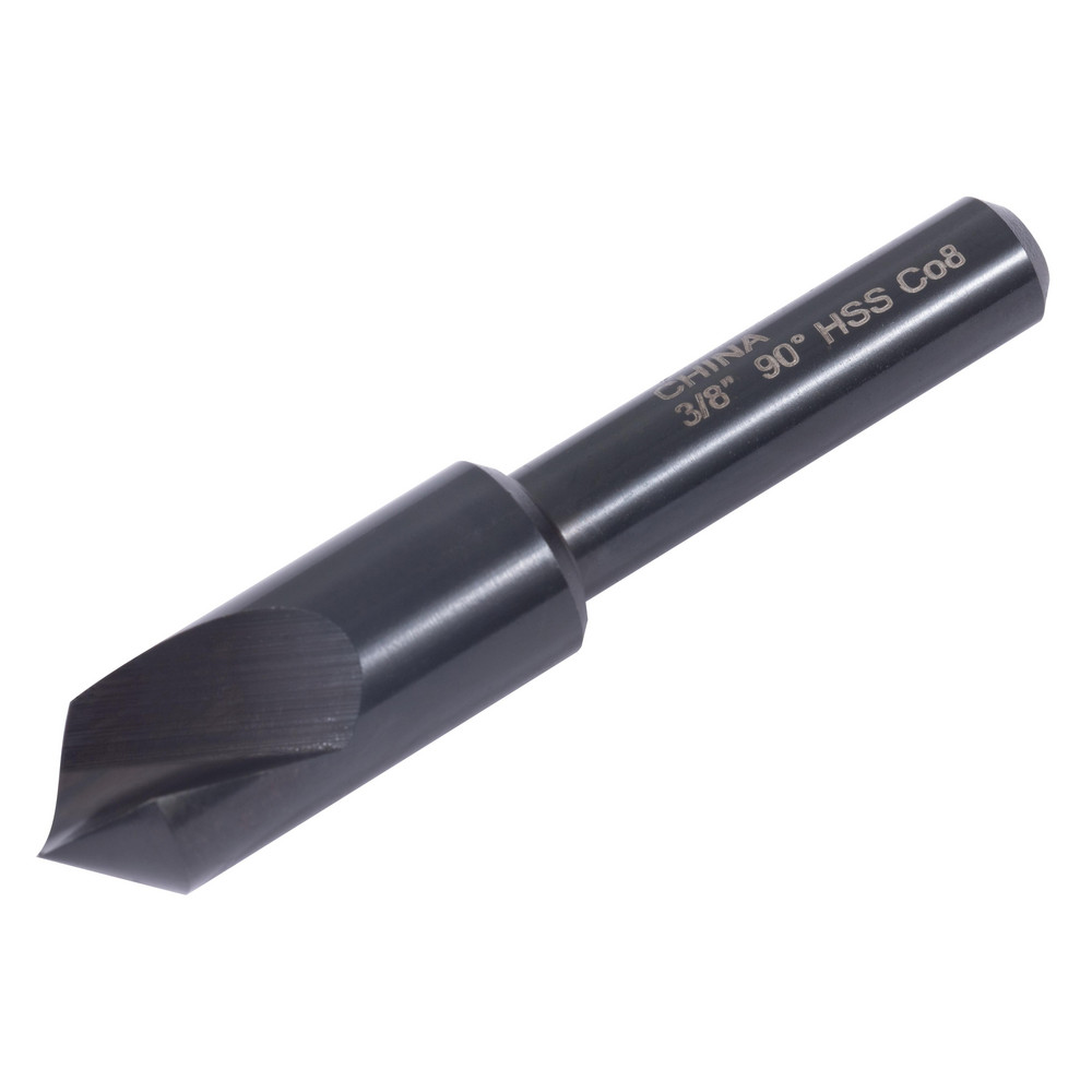 Hertel Countersink: 3/8" Head Dia, 90.00 deg Included Angle, 1 Flute, Solid Carbide, Right Hand Cut - 331-205070