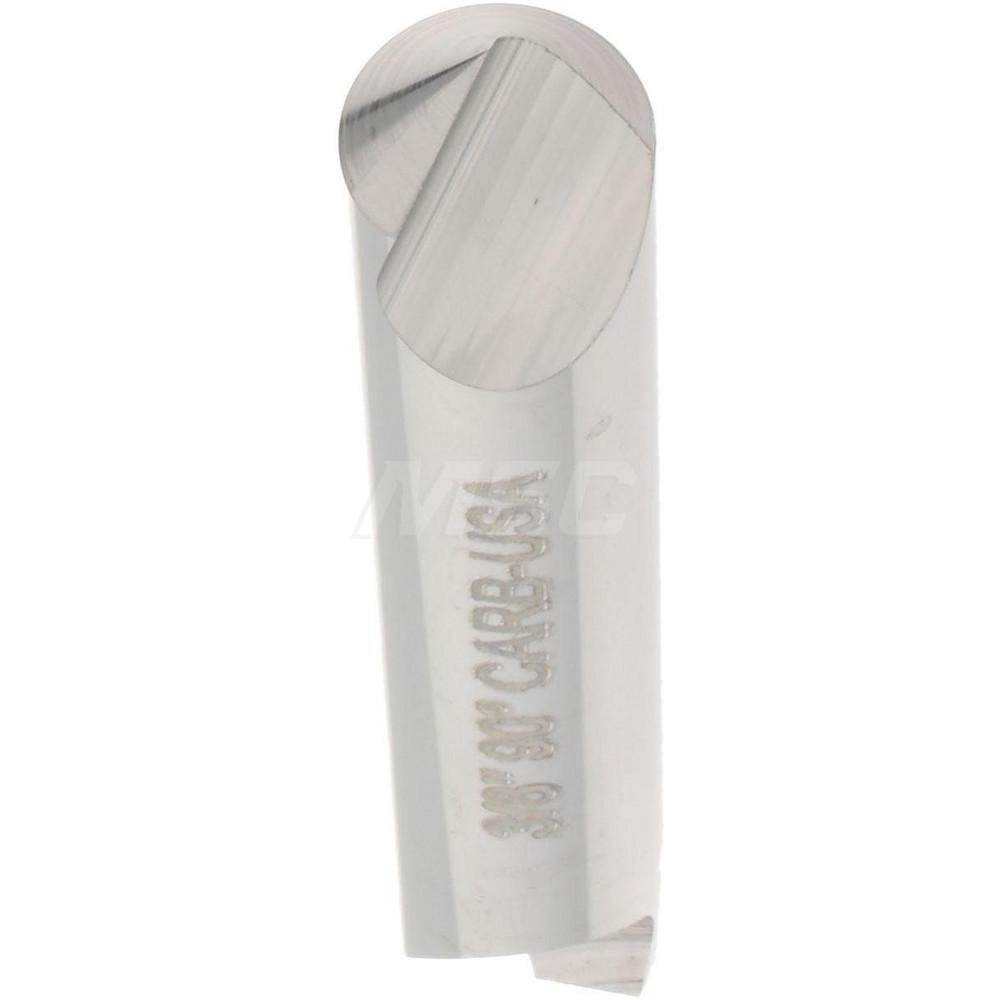 Hertel Countersink: 3/8" Head Dia, 90.00 deg Included Angle, 1 Flute, Solid Carbide, Right Hand Cut - 331-205070