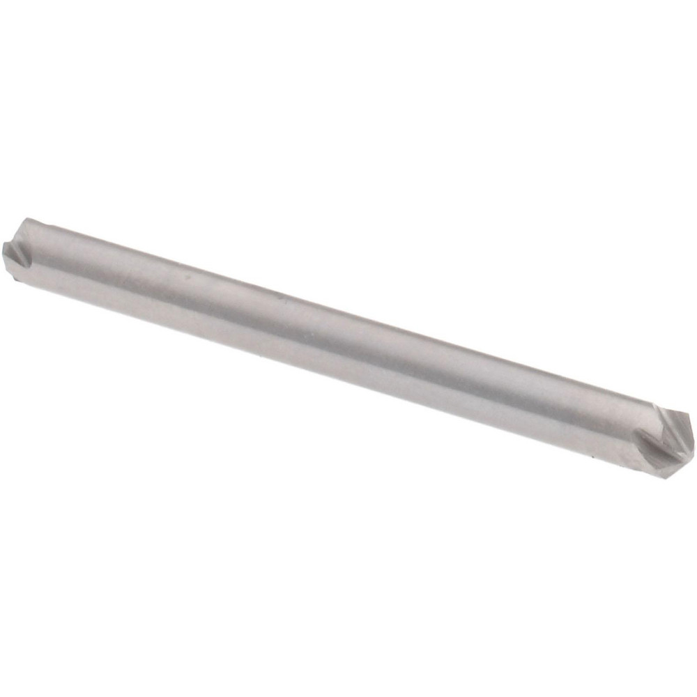 Hertel Countersink: 1/8" Head Dia, 110.00 deg Included Angle, 4 Flute, High-Speed Steel - 18720