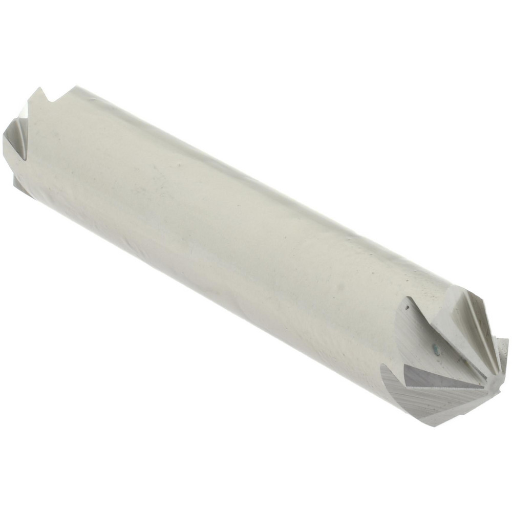 Hertel Countersink: 1/2" Head Dia, 100.00 deg Included Angle, 6 Flute, High-Speed Steel, Right Hand Cut - GX89331300