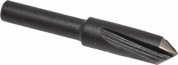M.A. Ford® Countersink: 1/4" Head Dia, 82.00 deg Included Angle, 3 Flute, High-Speed Steel, Right Hand Cut - 92025002