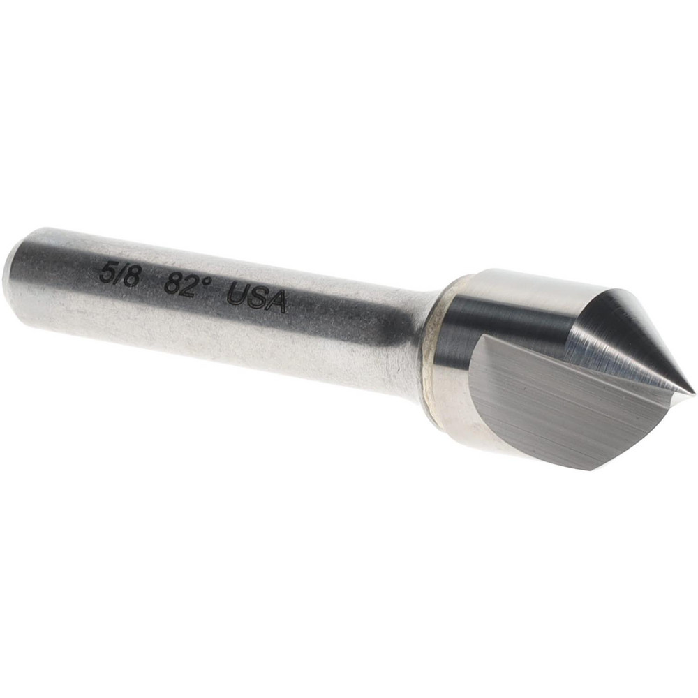 Titan USA Countersink: 5/8" Head Dia, 82.00 deg Included Angle, 1 Flute, Solid Carbide, Right Hand Cut - CS31140
