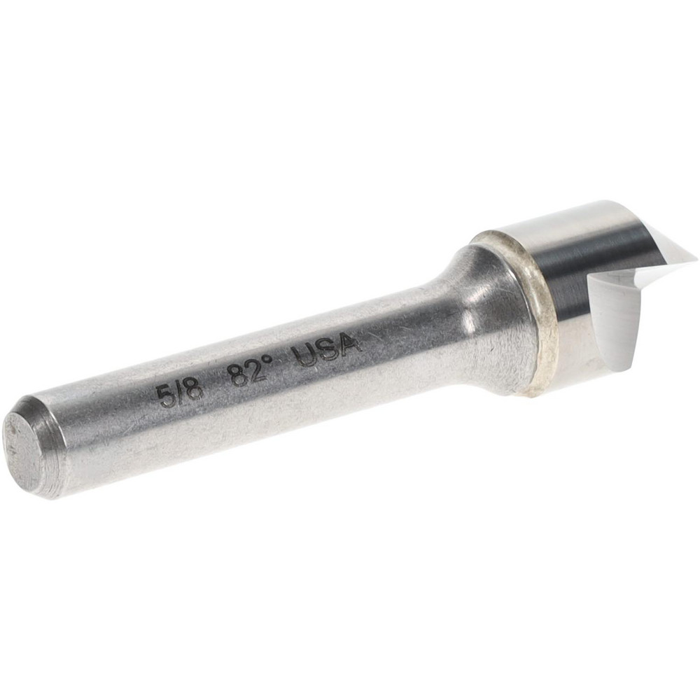 Titan USA Countersink: 5/8" Head Dia, 82.00 deg Included Angle, 1 Flute, Solid Carbide, Right Hand Cut - CS31140