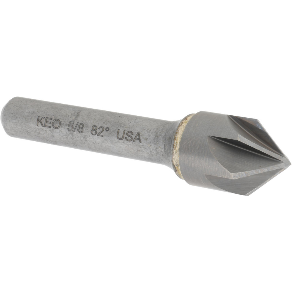 Titan USA Countersink: 5/8" Head Dia, 82.00 deg Included Angle, 1 Flute, Solid Carbide, Right Hand Cut - CS31140