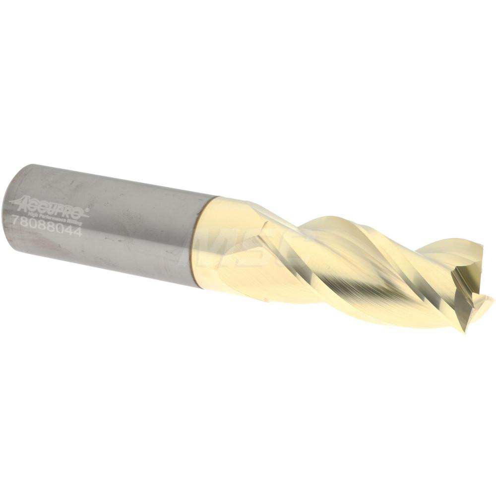 Made in USA Chamfer Mill: 0.1875" Dia, 0.1875" Shank Dia, 90 deg, 4 Flute, Solid Carbide, Double End - 64-1413