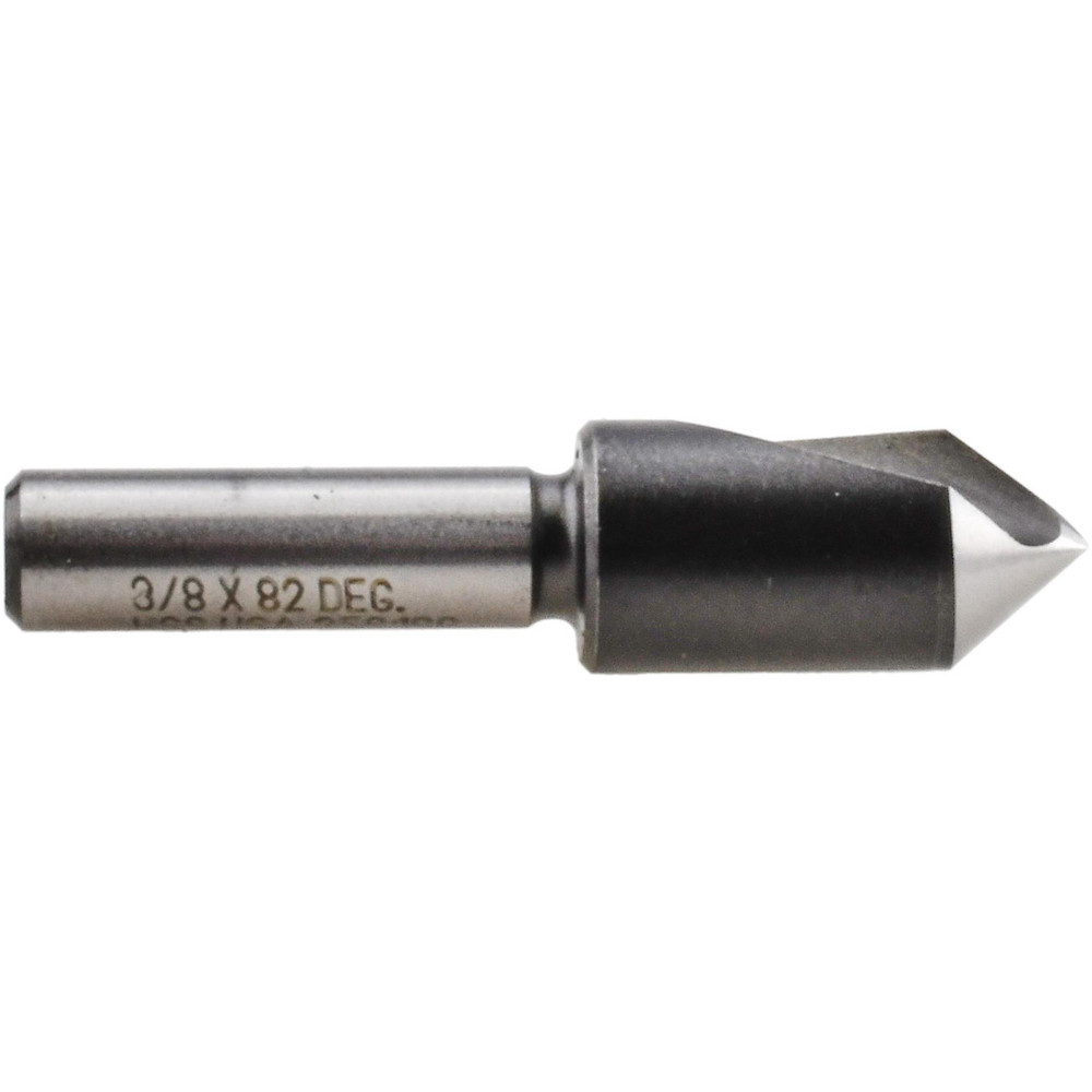 Titan USA Countersink: 3/8" Head Dia, 82.00 deg Included Angle, 1 Flute, High-Speed Steel, Right Hand Cut - CD51015