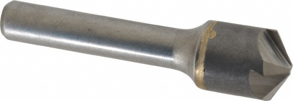 Hertel Countersink: 5/8" Head Dia, 120.00 deg Included Angle, 4 Flute, Solid Carbide, Right Hand Cut - 334-007090