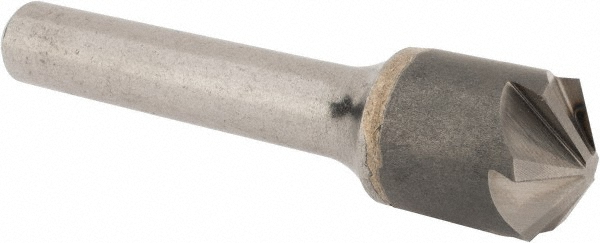 Hertel Countersink: 5/8" Head Dia, 120.00 deg Included Angle, 4 Flute, Solid Carbide, Right Hand Cut - 334-007090