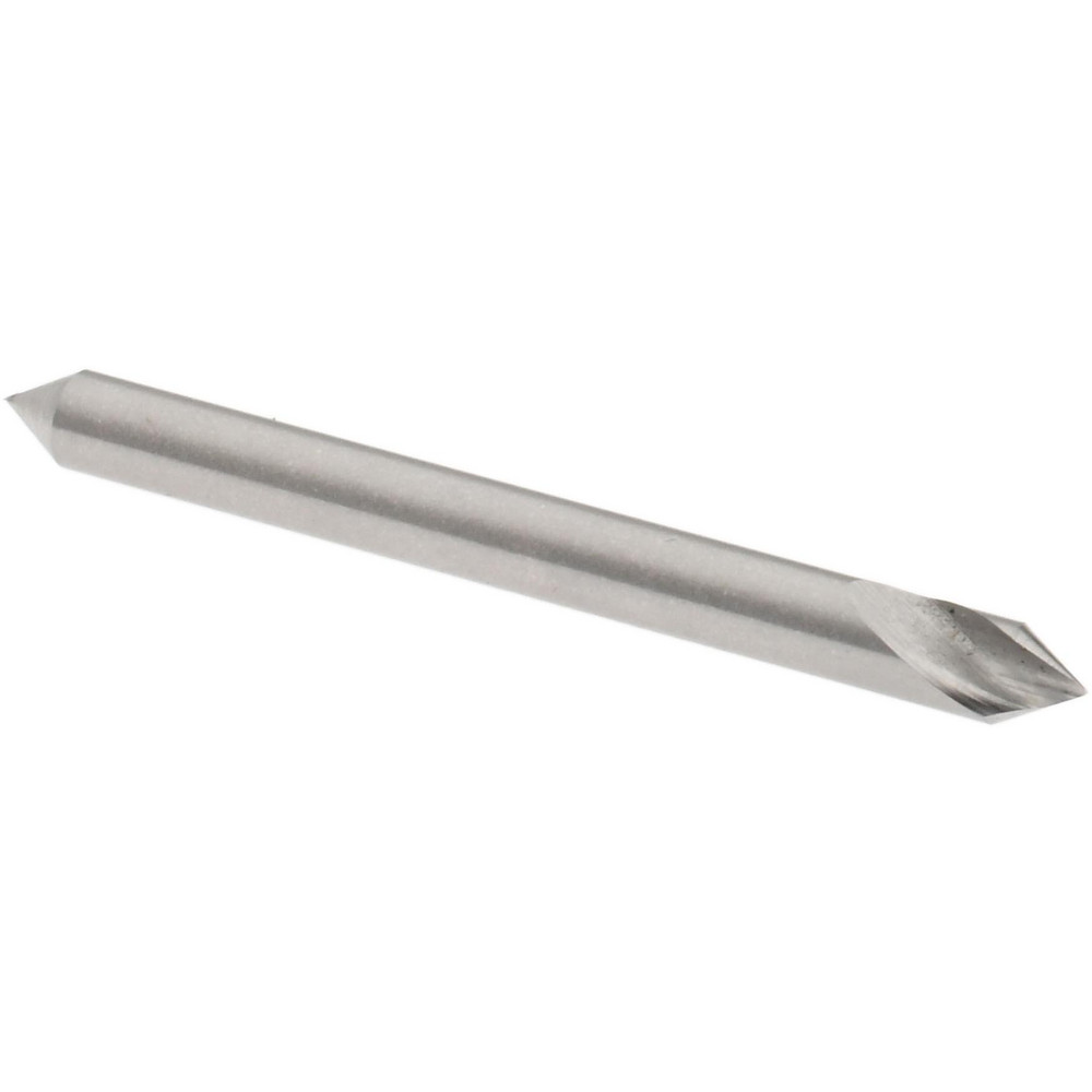 Hertel Countersink: 1/8" Head Dia, 60.00 deg Included Angle, 1 Flute, High-Speed Steel, Right Hand Cut - GX89340038