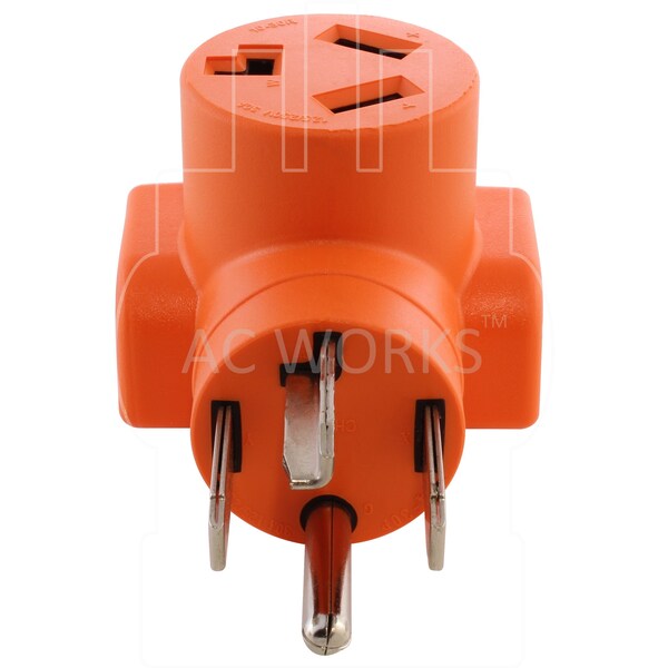 Ac Works 4-Prong NEW Dryer Plug to 3-Prong OLD Dryer Socket Adapter - AD14301030