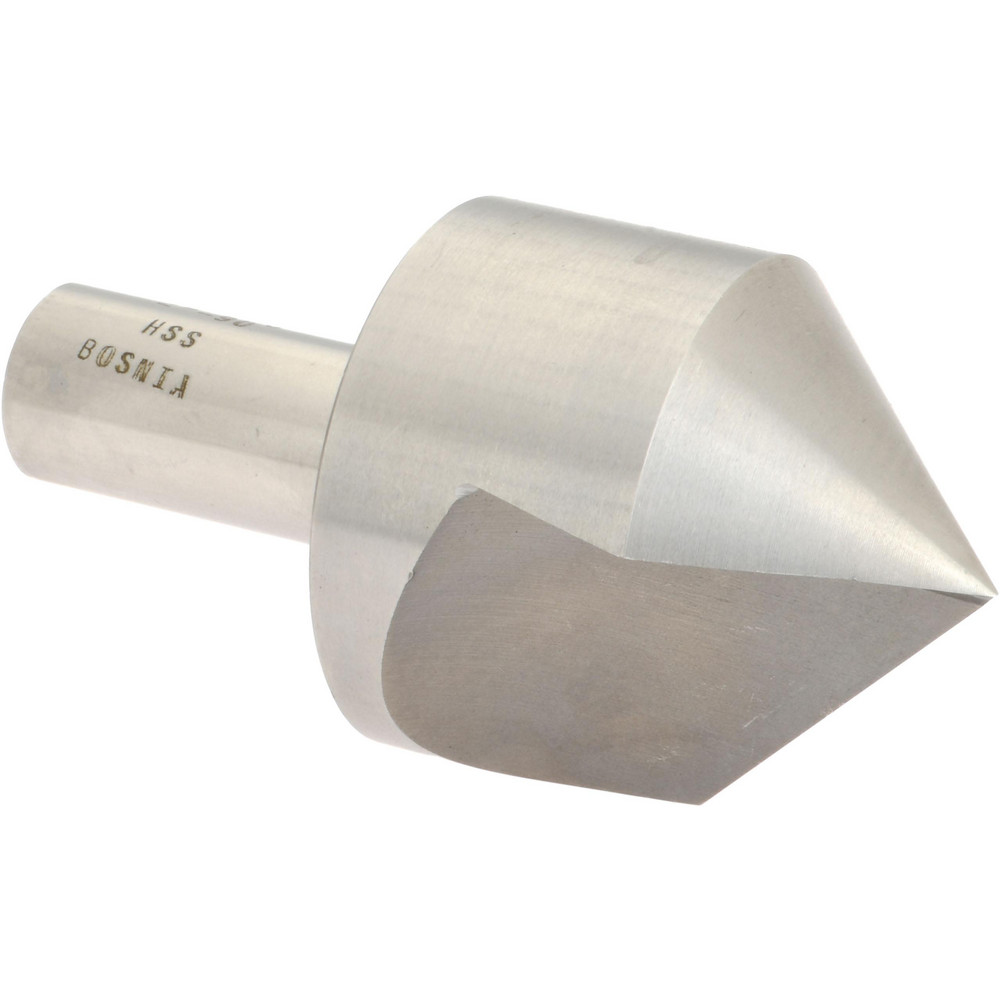 Hertel Countersink: 2" Head Dia, 90.00 deg Included Angle, 4 Flute, High-Speed Steel, Right Hand Cut - GX89330195