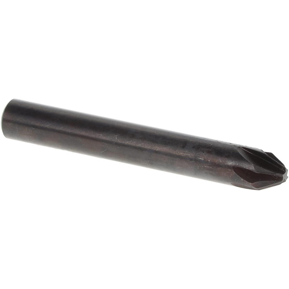 M.A. Ford® Countersink: 3/16" Head Dia, 60.00 deg Included Angle, 6 Flute, High-Speed Steel, Right Hand Cut - 79018701