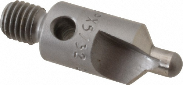 Made in USA 2-1/2" OAL, 3/8" Head Dia, 2 Flute, 100° Incl Angle, Integral Pilot, Adjustable Stop Countersink - 150-2-100-.1562