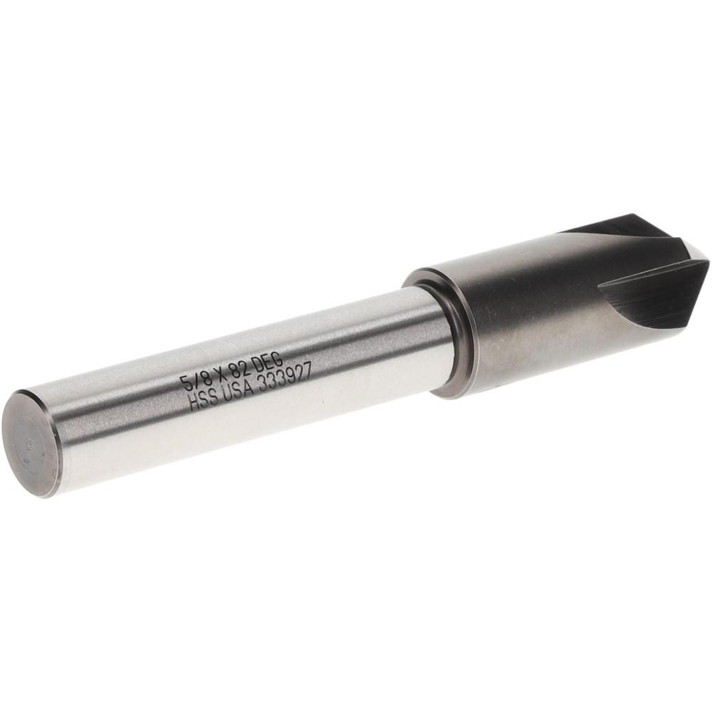 Titan USA Countersink: 82.00 deg Included Angle, 4 Flute, High-Speed Steel, Right Hand Cut - CD52240