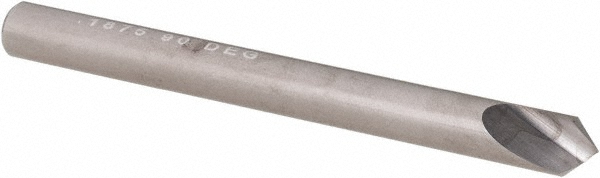Hertel Countersink: 3/16" Head Dia, 90.00 deg Included Angle, 1 Flute, Solid Carbide, Right Hand Cut - 331-202070