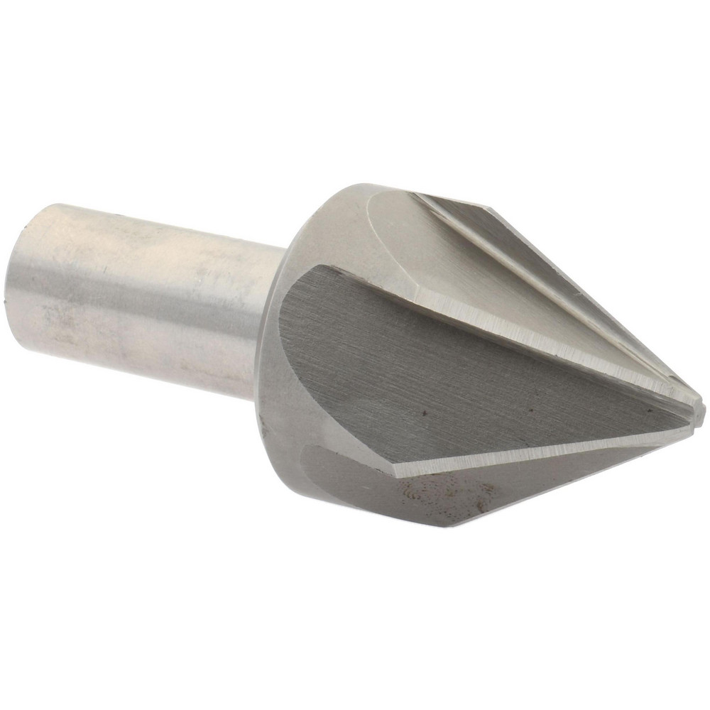 Value Collection Countersink: 1-1/2" Head Dia, 60.00 deg Included Angle, 6 Flute, Cobalt Steel, Right Hand Cut - SC2160132