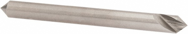 Hertel Countersink: 3/16" Head Dia, 110.00 deg Included Angle, 4 Flute, High-Speed Steel - 18732