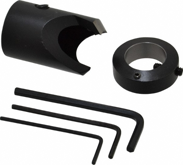 Vernon 1" Cutter Dia, 11/16" Drill Compatibility, 3/8" Collar Thickness, Adjustable Depth Drill Countersink - CCH-CCH6870