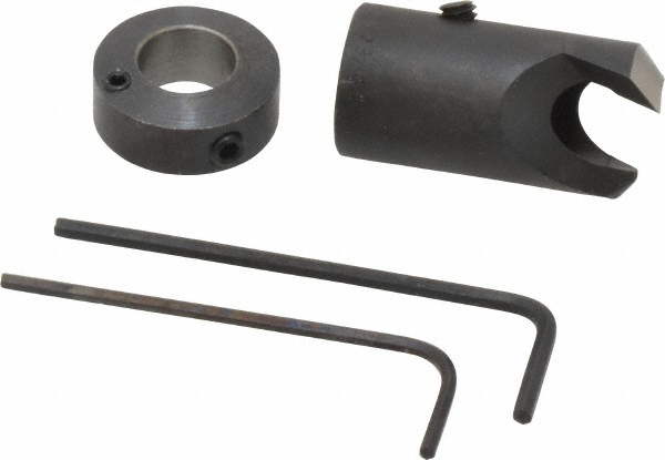 Vernon 1" Cutter Dia, 11/16" Drill Compatibility, 3/8" Collar Thickness, Adjustable Depth Drill Countersink - CCH-CCH6870