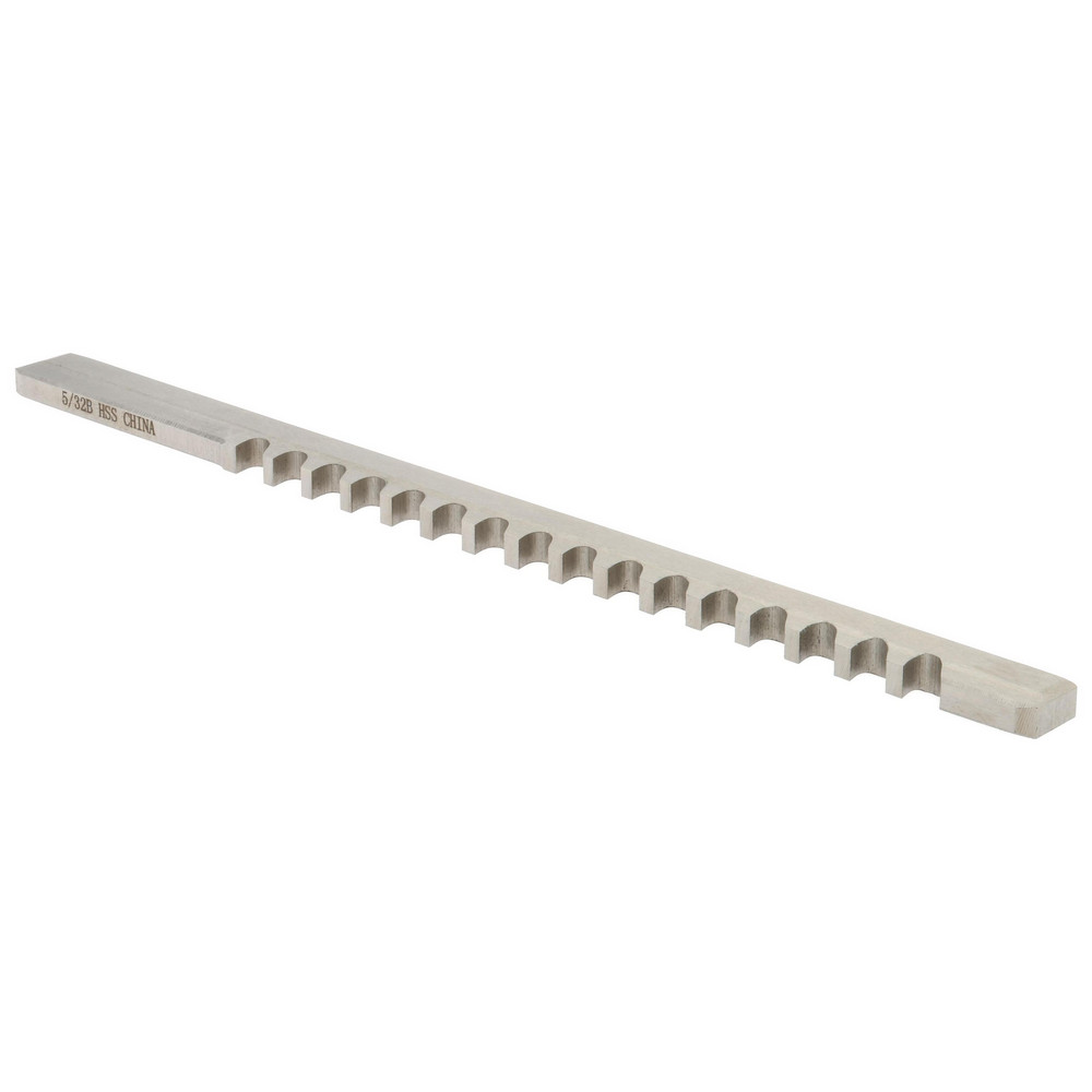 Value Collection Keyway Broach: Style B, High Speed Steel, 5/32" Wide - 395-1110