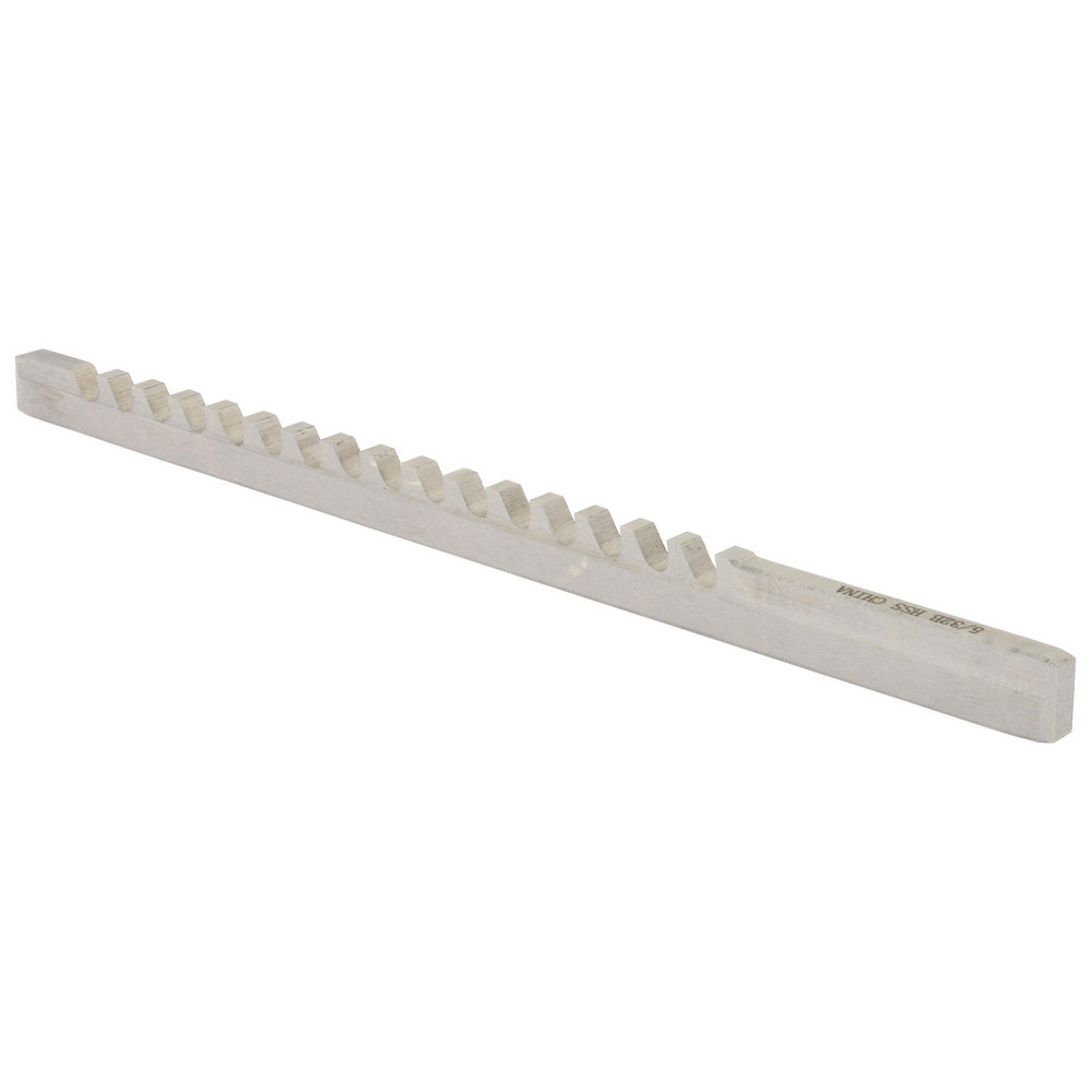 Value Collection Keyway Broach: Style B, High Speed Steel, 5/32" Wide - 395-1110
