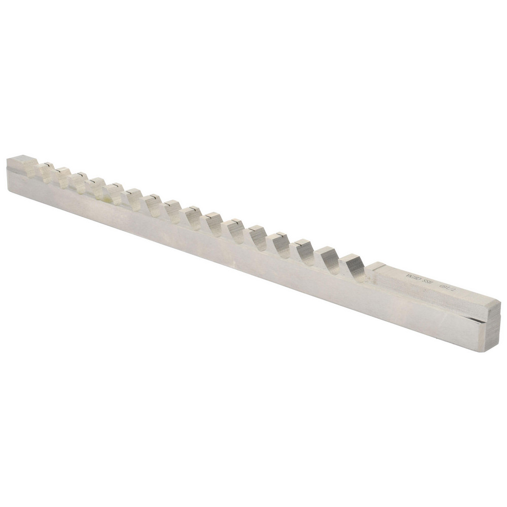 Value Collection Keyway Broach: Style D, High Speed Steel, 7/16" Wide - 395-1332