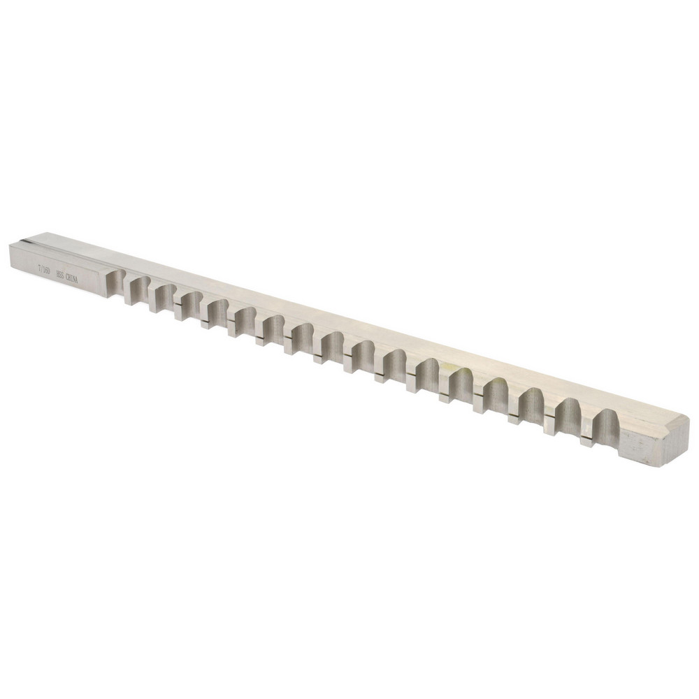Value Collection Keyway Broach: Style D, High Speed Steel, 7/16" Wide - 395-1332