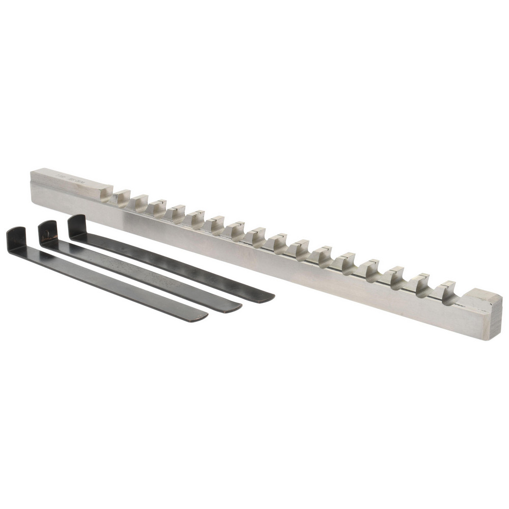Value Collection Keyway Broach: Style D, High Speed Steel, 7/16" Wide - 395-1332