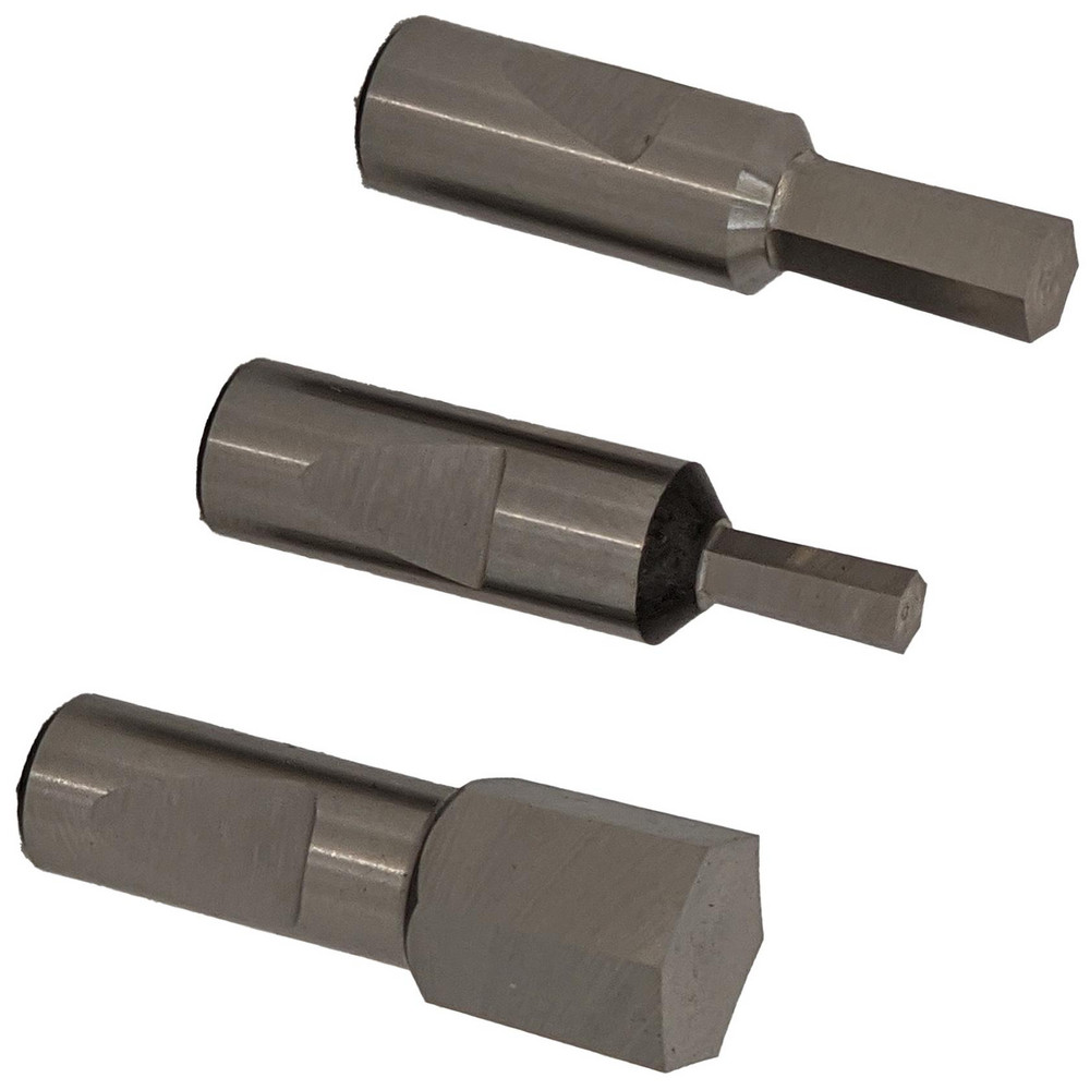 Somma Tool Co. Hexagon Broaches: 8.00, High-Speed Steel, Titanium Nitride, Coated - HX2-8.0-TIN