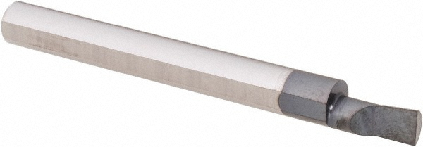 Somma Tool Co. Hexagon Broaches: 0.0505, High-Speed Steel, Bright/Uncoated, Uncoated - HX00-050-F