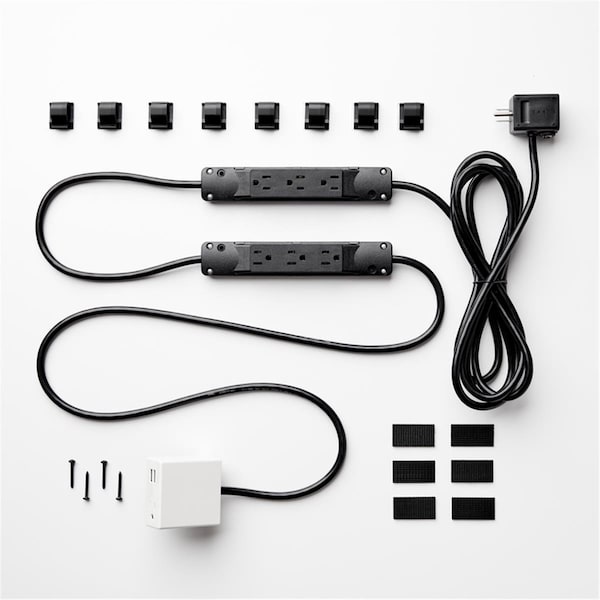Utilitiesutilidades 10 ft. 7 Outlets 1000 J Power Strip, White - UT3306581