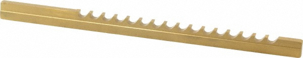 Dumont Minute Man Keyway Broach: Style B, High Speed Steel, 5/32" Wide - 22306
