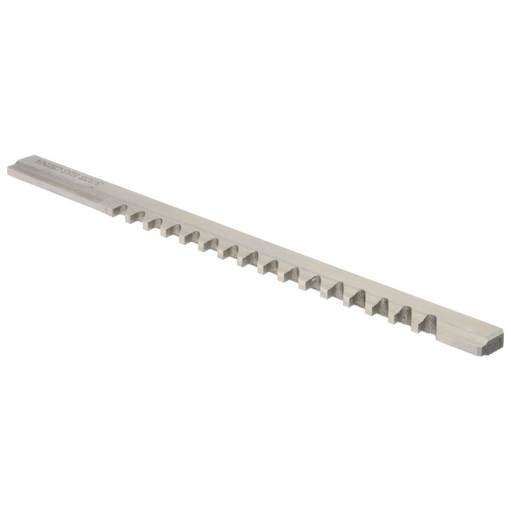 Value Collection Keyway Broach: Style B, High Speed Steel, 3/32" Wide - 395-1106
