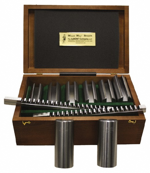Dumont Minute Man 5/8 to 3/4" Keyway Width, Style E Keyway Broach Set - 11133