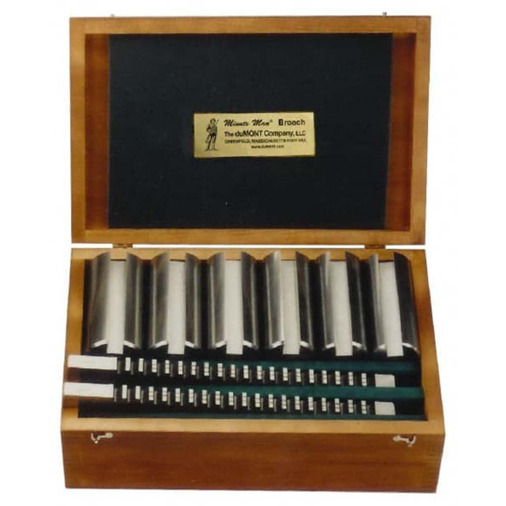 Dumont Minute Man 5/8 to 3/4" Keyway Width, Style E Keyway Broach Set - 11133